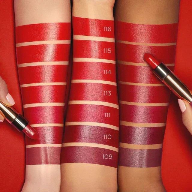 Gossamer Emotion Creamy Lipstick - Batom Labial Cremoso - Cor 113 - Pearly Tulip Red - 3,5g